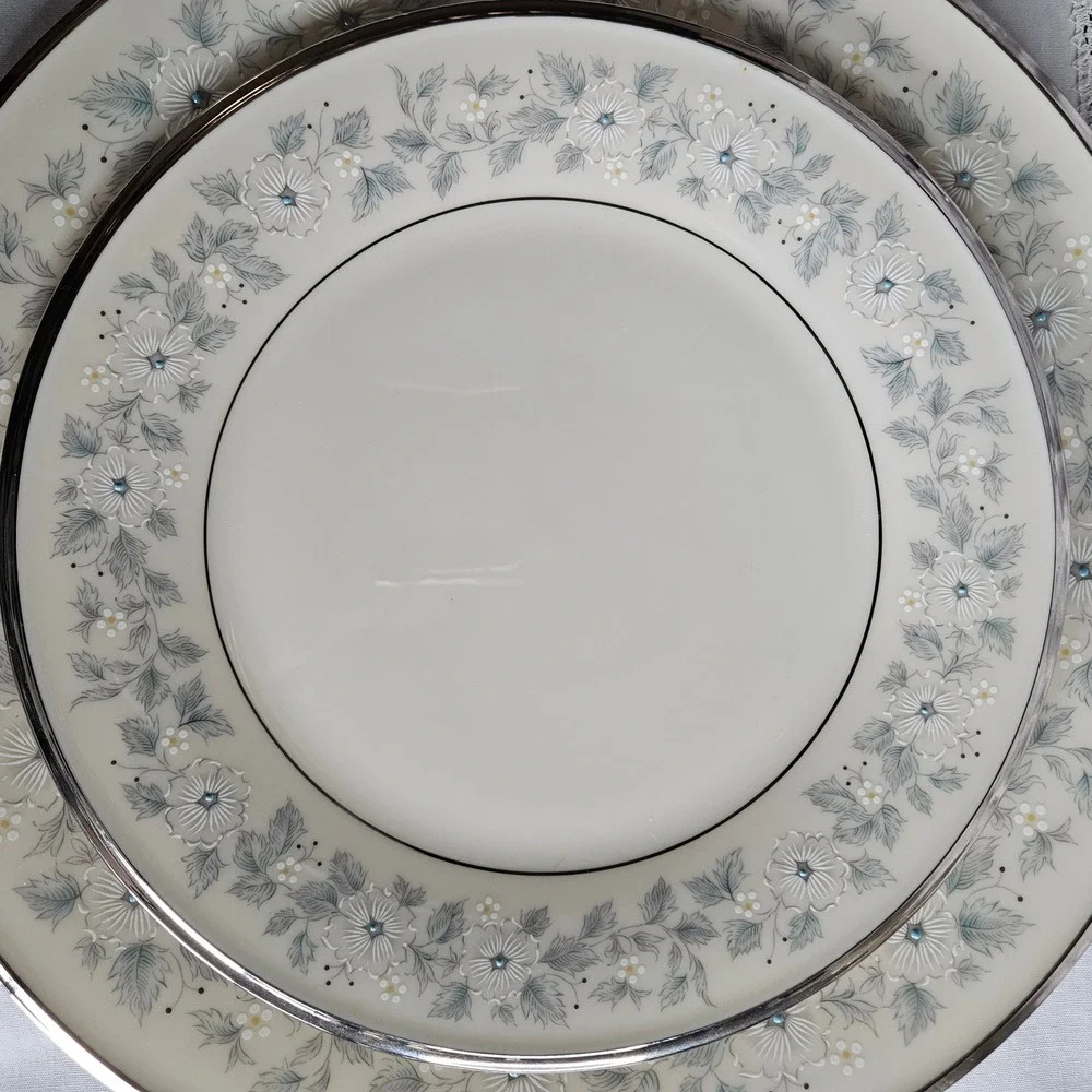 Lenox Windsong 3 Piece Dinnerware Salad Dessert Plates Made in USA
